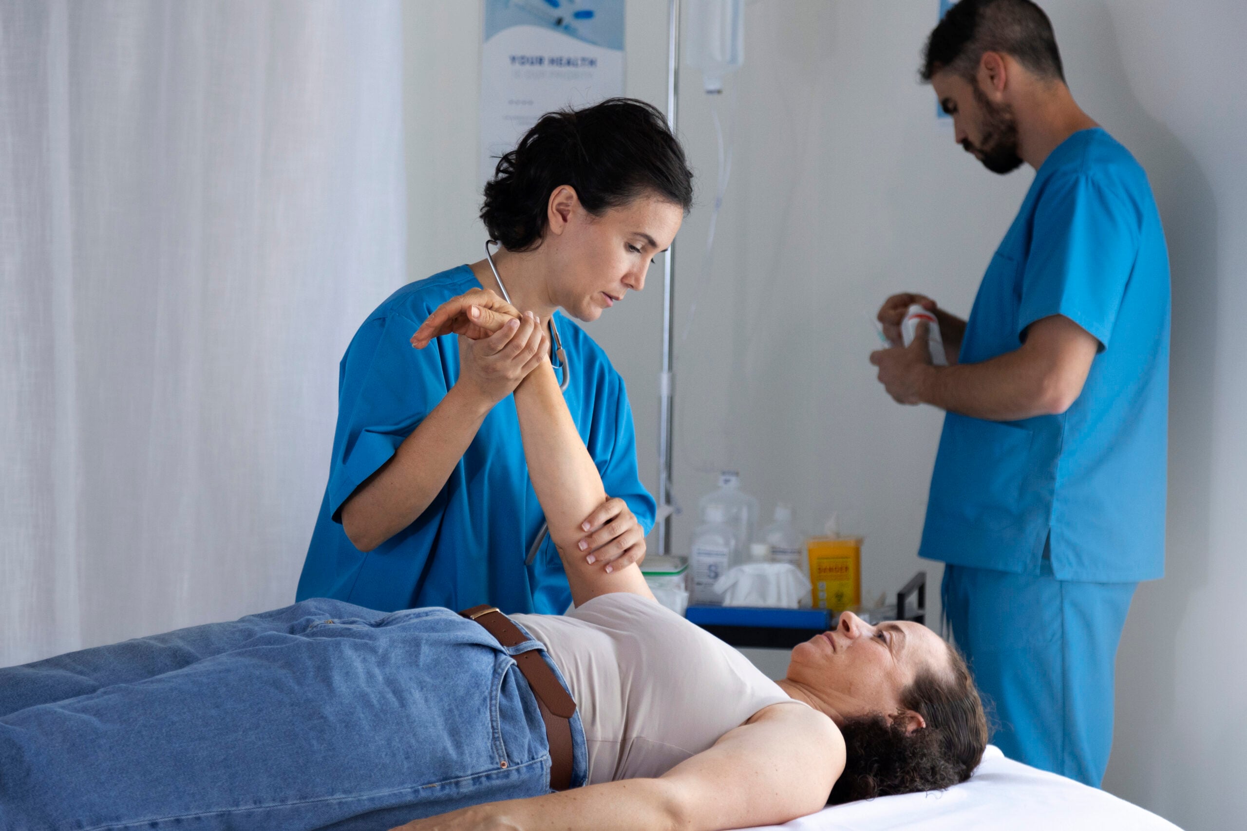 side-view-nurse-helping-patient